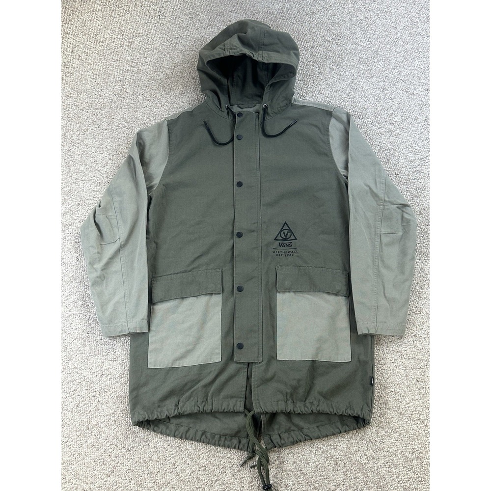 NWT Vans Off The Wall 66 Supply Parka Full Zip Jacket Men's Size Medium